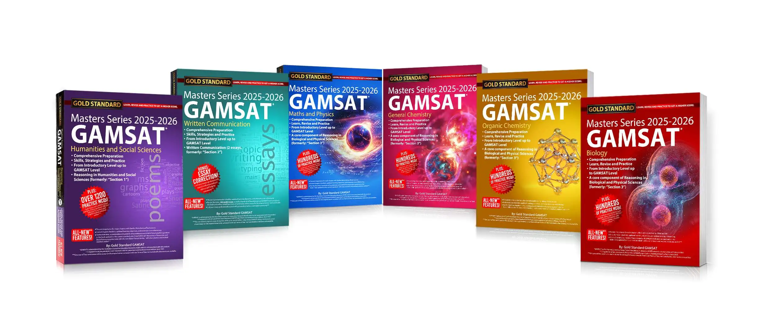 The 2023-2024 New Masters Series GAMSAT Books